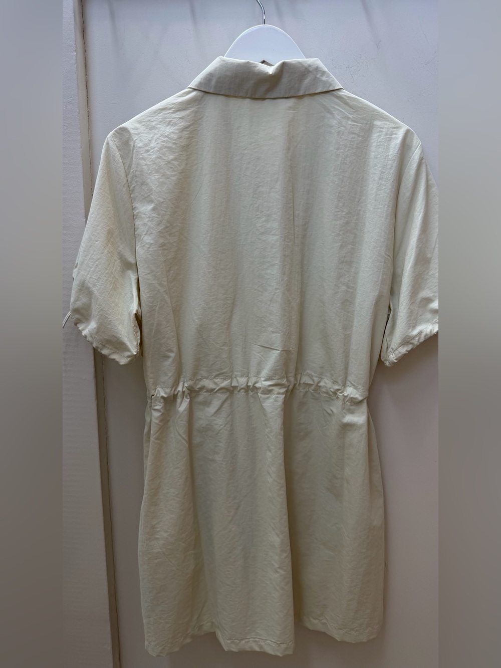 Prada Zip-Front Drawstring Mini Dress - Picture 3 of 8